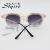 New fashionable hollow out big frame trend joker sunglasses female model sunglasses 2210