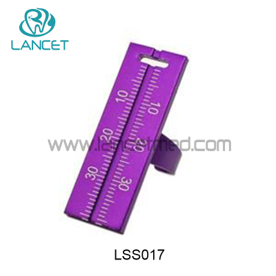 LSS017 Dental Ruler  Measuring Ring 