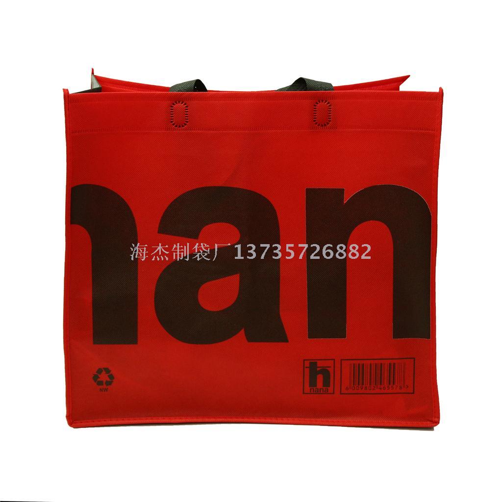 彩印无纺布袋定做 覆膜折叠袋购物袋定制 现货无纺布立体袋平口袋