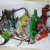 Unglue dinosaur 5 puzzle over every house toy head bag 0916-41
