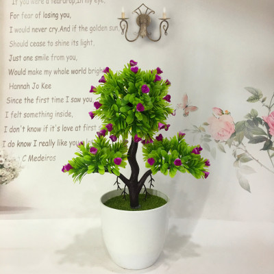 Mini simulated potted plant