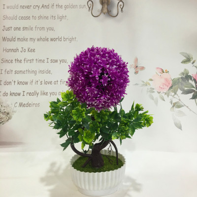 Mini simulated potted plant