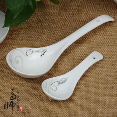 Spoons in All Sizes Soup Spoon Spoon Glaze New Colored Bone China Ceramic Tableware Factory Direct Sales Exclusive for Supermarket