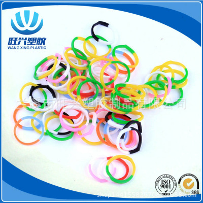 Wang Zhen Xing Plastic, High Quality Mixed color Rubber Band DIY Rubber Color Multicolor Rubber Band