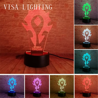 3d lamp led night light acrylic atmosphere decorative lamp bedroom children's room lamp