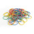 17 mm Wangxing plastic, mixed color small circle dovetail rubber band natural transparent rubber band