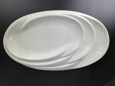Commodity porcelain plate tableware 12-inch lover fish dish