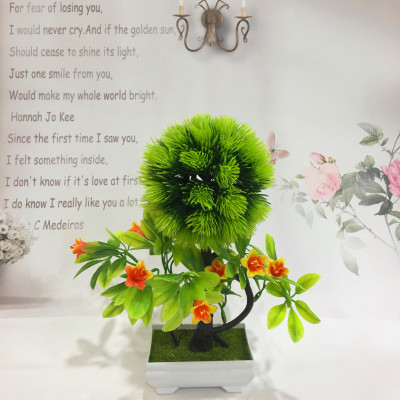 Mini simulated potted plant