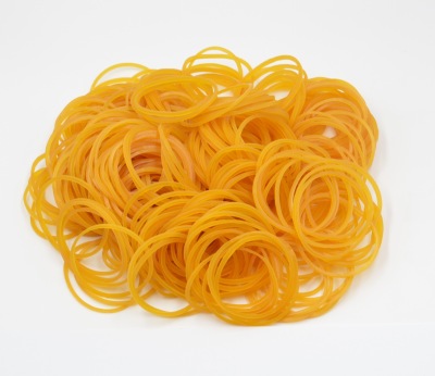 Vietnam Original 38 * 0.9 mm ultra-fine Transparent yellow rubber Band Rubber Band Rubber Ring Elastic band Special labor protection