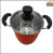 DF27089 tripod hair stainless steel kitchen hotel supplies tableware point wooden handle colorful cover pot