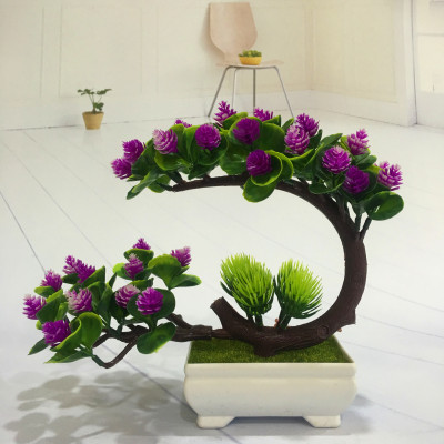 Mini simulated potted plant