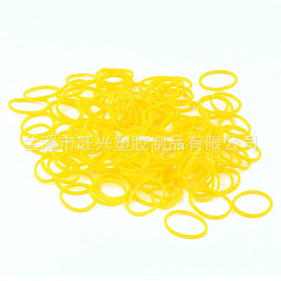 Wangxing Plastic, manufacturers sell color a variety of sizes custom rubber bands multi-color rubber bands