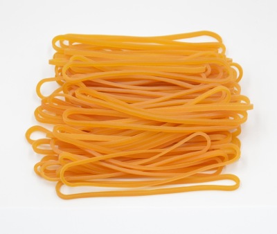 43 * 1.4 mm transparent yellow sector wholesale natural rubber elastic band elastic band elastic band rubber ring