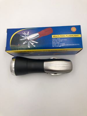 A multi-function tool lamp flashlight car flashlight with a knife flashlight