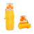 Large capacity folding water cup thermal insulation silica gel sports water bottle outdoor mountaineering trip expansion