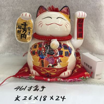 Made gold waving feng shui cat series, zhaocai cat