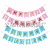 Small colorful flags triangle string flag birthday party arrangement pennant decorative items wedding supplies