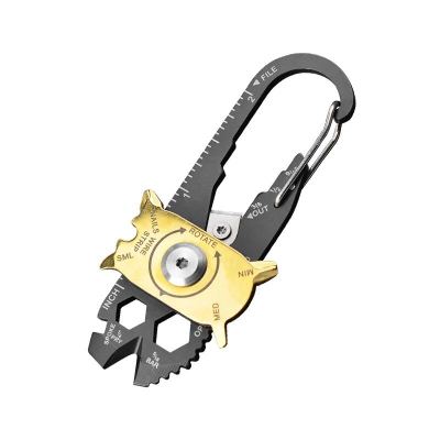Outdoor hanging buckle tool saber multi-functional key hanging buckle fast cycling backpack mountaineering safety buckle open