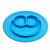 Children's food mat smiling face plate environmental protection silicone material in hot sale