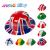 National Flag round Cap Masquerade Fashion Party Holiday Event Birthday Party PVC Processing Custom Factory Direct Sales