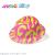 Holiday PVC Hat Factory Direct Sales Party Custom Fancy Dress Ball Fluorescent Printing round Cap Custom Printing Pattern