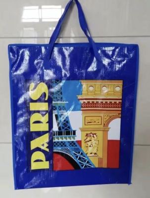 Fixed Version City Landscape Animal Pattern Woven Bag Packaging Color Printing Ad Bag Luggage Bag