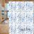 Waterproof and Mildew-Proof Thickened Curtain Bathroom Partition Curtain Non-Perforated Curtain Cloth Shower Curtain