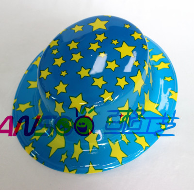 Holiday Supplies Manufacturer PVC Printed Flat Cap Party Prom Hat Holiday Hat