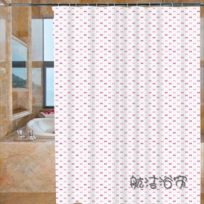 Partition Curtain Waterproof and Mildew-Proof Thickened Hanging Curtain Punch-Free Bathroom Bath Shower Curtain