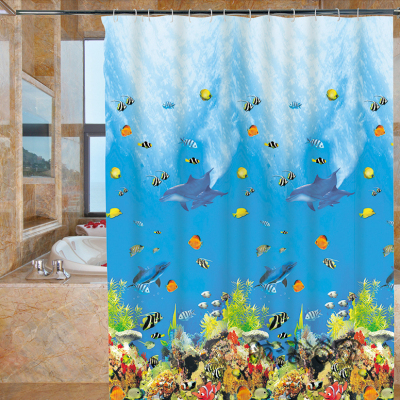 Bathroom Partition Waterproof Thickened Mildew-Proof Bathroom Shower Curtain Door Curtain