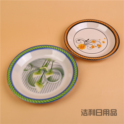 Miamine small plate small plate home spit bone dish dish dish dish dish European style resistant personality tableware set