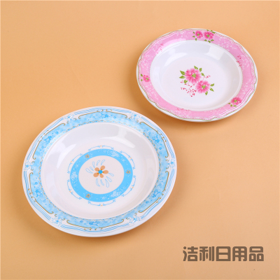 Small fresh matching color of dessert Small plate resistant dessert plate bone plate household bone plate garbage plate