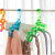 Multi-functional silk towel hanger scarf rack PS multi-color crystal ring hanger dazzle color 6 ring belt rack