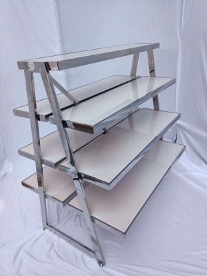 Double sided middle island frame stainless steel!