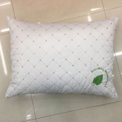 Quilted feather core wholesale high elastic fiber pillow customization