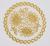 Placemat PVC Placemat Plastic Placemat Gold and Silver Placemat Placemate 20cm round