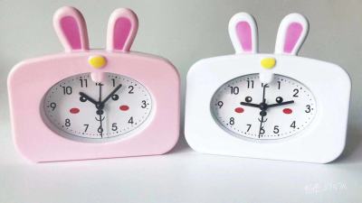 Children's Bunny Cartoon Alarm Clock Creative Cute and Lazy Alarm Clock Camino Wake up Alarm Clock with Alarm Wholesale