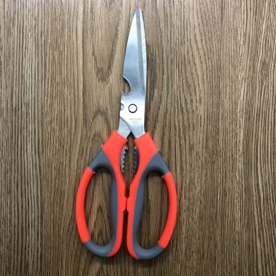 Factory direct scissors rubber cut shears cut stainless steel scissors students cut kitchen scissors fish scissors