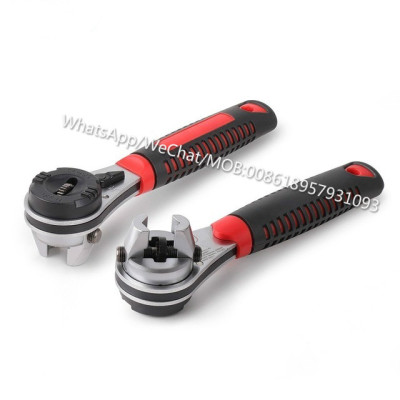 Multi-function ratchet adjustable open socket wrench