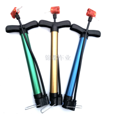 30 cm high pressure pump mountain bike battery car electric motorcycle bicycle basketball double nozzle pump