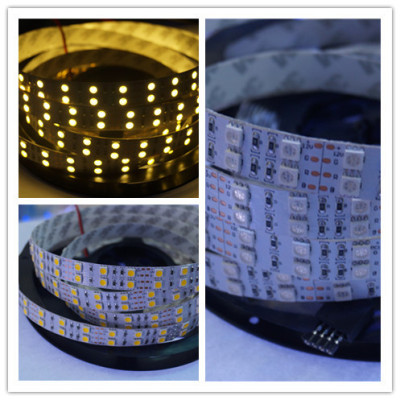 Manufacturers direct sales 5050 120 double row LED lights with white light, warm white RGB spot wholesale