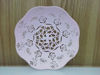 Plastic Tray Dried Fruit Tray Candy Plate Rose Dining Tray Factory Wholesale