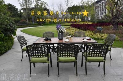 Eco-friendly Table Coffee Table Dining Table Boutique Coffee Table Outdoor Leisure Dining Table Long Table Cast Aluminum Desk