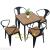 Retro Iron Art Distressed Bar Coffee Chair Leisure Office Chair American Country Dining Table and Chair Starbucks Chair