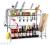 304 Stainless Steel Kitchen Floor-Standing Rack Seasoning Bottle Storage Rack Family Beauty Storage Rack