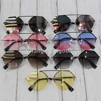 New spot large frame fashion metal multi-color joker trend sunglasses 1845