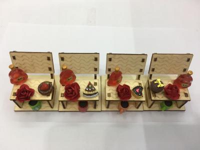 Refridgerator Magnets Creative Decoration Wooden Craftwork