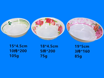 Melamine tableware heart bowls Melamine inventory spot imitation ceramic bowl style more respectful price