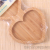 Creative Bamboo Love Hotel Simple Tray Restaurant Bamboo Dinnerware Fruit Plate Household Tea Tray Various Bamboo Plate