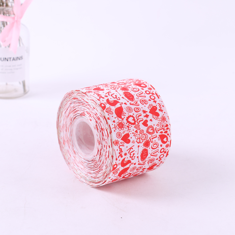 双色英文字母图案装饰服装辅料织带 七点七公分宽规格 颜色多样